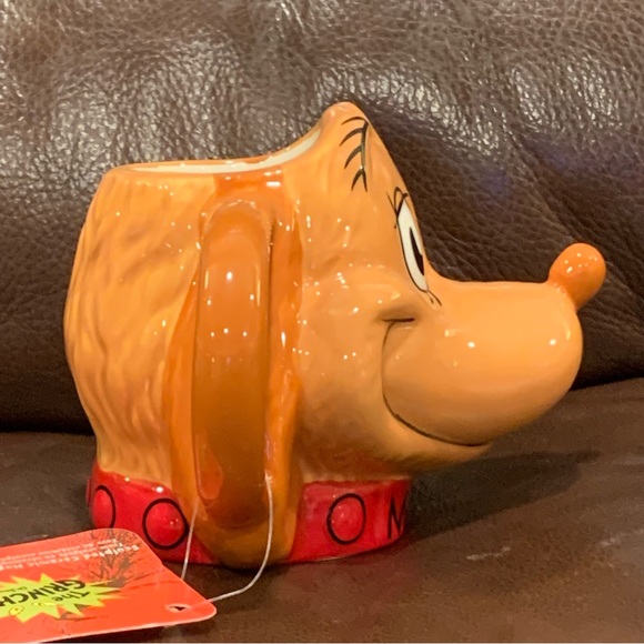 Max the Dog 16oz Sculpted Ceramic Mug How the Grinch Stole Christmas Collection - Picture 7 of 14